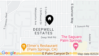 Map of 1411 S Paseo De Marcia, Palm Springs CA, 92264