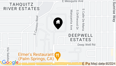 Map of 1375 Primavera Drive E, Palm Springs CA, 92264