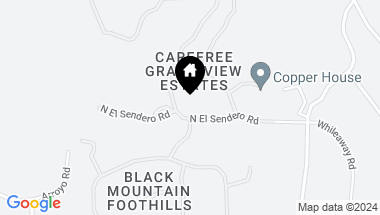 Map of 6616 E EL SENDERO Road, Carefree AZ, 85377