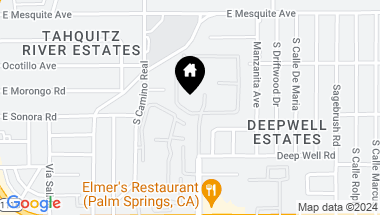Map of 1362 Primavera Drive, Palm Springs CA, 92264