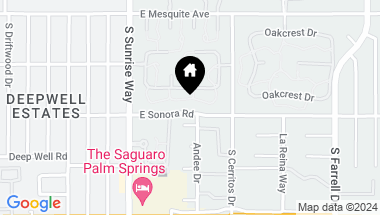 Map of 1938 E Sonora Road, Palm Springs CA, 92264