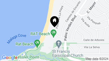 Map of 631 Paseo De La Playa , Redondo Beach CA, 90277
