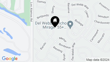 Map of 42 Barolo, Rancho Mirage CA, 92270