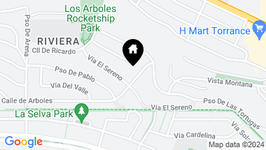 Map of 4921 Calle De Arboles, Torrance CA, 90505