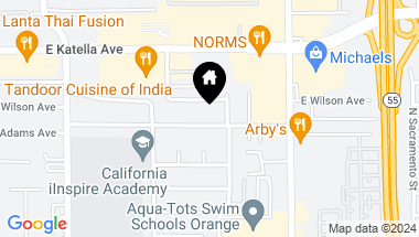 Map of 1401 E Adams Avenue, Orange CA, 92867