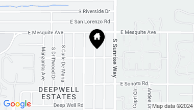 Map of 1160 S Calle Rolph, Palm Springs CA, 92264