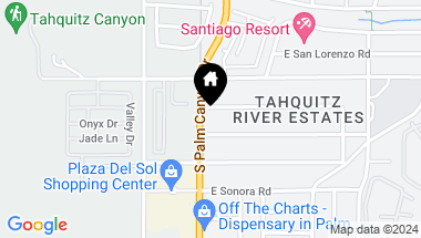 Map of 1146 S PALM CANYON Drive, Palm Springs CA, 92264