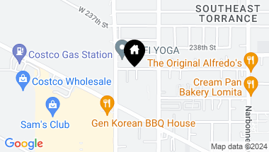 Map of 2440 W 239th ST, TORRANCE CA, 90501