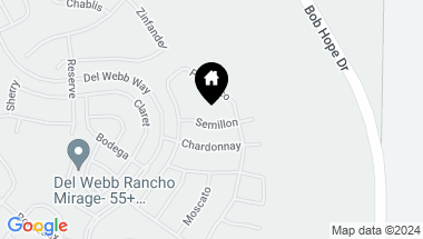 Map of 20 Semillon, Rancho Mirage CA, 92270