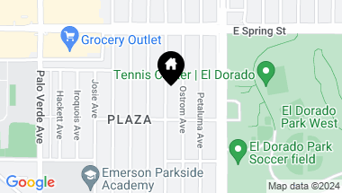 Map of 2830 Nipomo Avenue, Long Beach CA, 90815