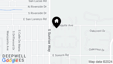 Map of 1002 St Thomas Circle, Palm Springs CA, 92264