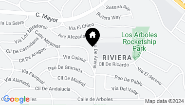 Map of 965 Calle Miramar, Redondo Beach CA, 90277