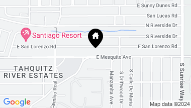Map of 1022 E Mesquite Ave, Palm Springs CA, 92264
