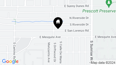 Map of 1251 E San Lorenzo Road, Palm Springs CA, 92264