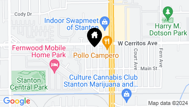 Map of 10541 Flower Avenue, Stanton CA, 90680