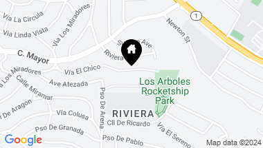 Map of 436 Via El Chico, Redondo Beach CA, 90277
