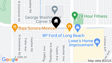 Map of 5431 E Canton Street, Long Beach CA, 90815