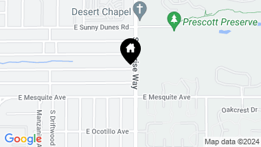 Map of 801 S Sunrise WAY, Palm Springs CA, 92264