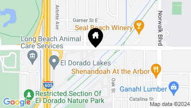 Map of 2958 Claremore Lane, Los Alamitos CA, 90815