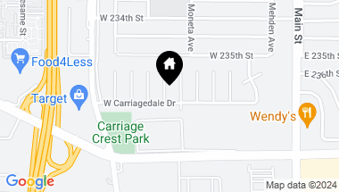 Map of 23612 Atmore Avenue, Carson CA, 90745