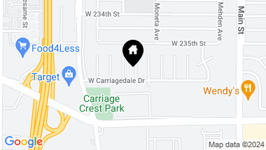 Map of 23613 Atmore Avenue, Carson CA, 90745