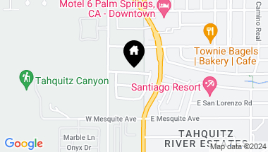 Map of 143 Obsidian Loop N, Palm Springs CA, 92264