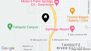 Map of 155 Obsidian Loop N, Palm Springs CA, 92264