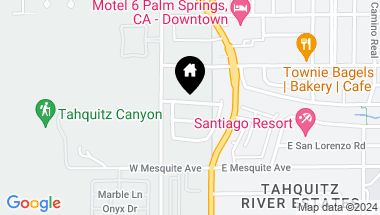 Map of 169 Obsidian Loop N, Palm Springs CA, 92264