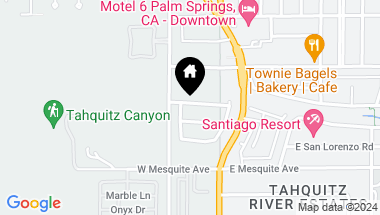 Map of 181 Obsidian Loop N, Palm Springs CA, 92264