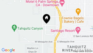 Map of 199 Obsidian Loop N, Palm Springs CA, 92264
