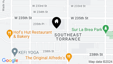 Map of 2244 W 236th Street, Torrance CA, 90501