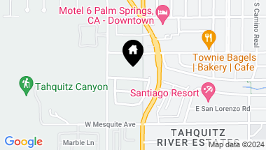 Map of 150 Obsidian Loop N, Palm Springs CA, 92264