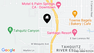 Map of 160 Obsidian Loop N, Palm Springs CA, 92264