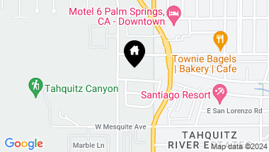 Map of 180 Obsidian Loop N, Palm Springs CA, 92264