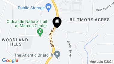 Map of 1111 Briar Cove Circle, Atlanta GA, 30329