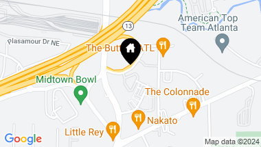 Map of 564 Bismark Road, Atlanta GA, 30324