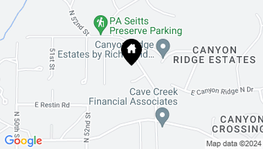 Map of 5352 E BUTTE CANYON Circle, Cave Creek AZ, 85331
