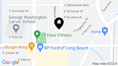 Map of 3045 San Anseline Avenue, Long Beach CA, 90808
