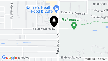 Map of 1653 E Sunny Dunes Rd, Palm Springs CA, 92264