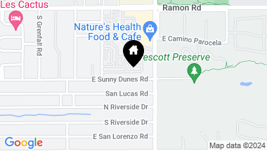 Map of 1570 E Sunny Dunes Road, Palm Springs CA, 92264