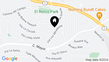 Map of 136 Via Los Miradores, Redondo Beach CA, 90277