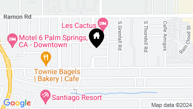 Map of 6 Warm Sands PL, Palm Springs CA, 92264