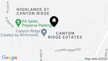 Map of 5498 E BUTTE CANYON Drive, Cave Creek AZ, 85331