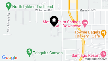 Map of 315 Big Canyon DR, Palm Springs CA, 92264