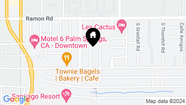 Map of 634 S Vista Oro, Palm Springs CA, 92264
