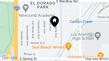 Map of 3151 Marna Avenue, Long Beach CA, 90808