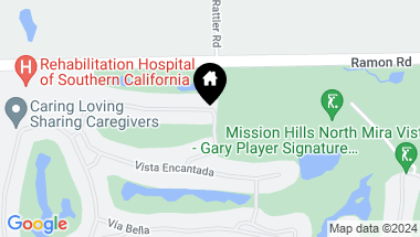 Map of 46 Calle Del Norte, Rancho Mirage CA, 92270