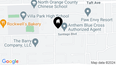 Map of 10182 Squires Circle, Villa Park CA, 92861