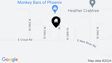 Map of 36202 N 36TH Street, Cave Creek AZ, 85331