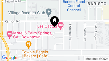 Map of 535 S Warm Sands DR, PALM SPRINGS CA, 92264